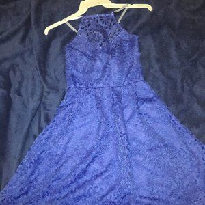 Blue dress